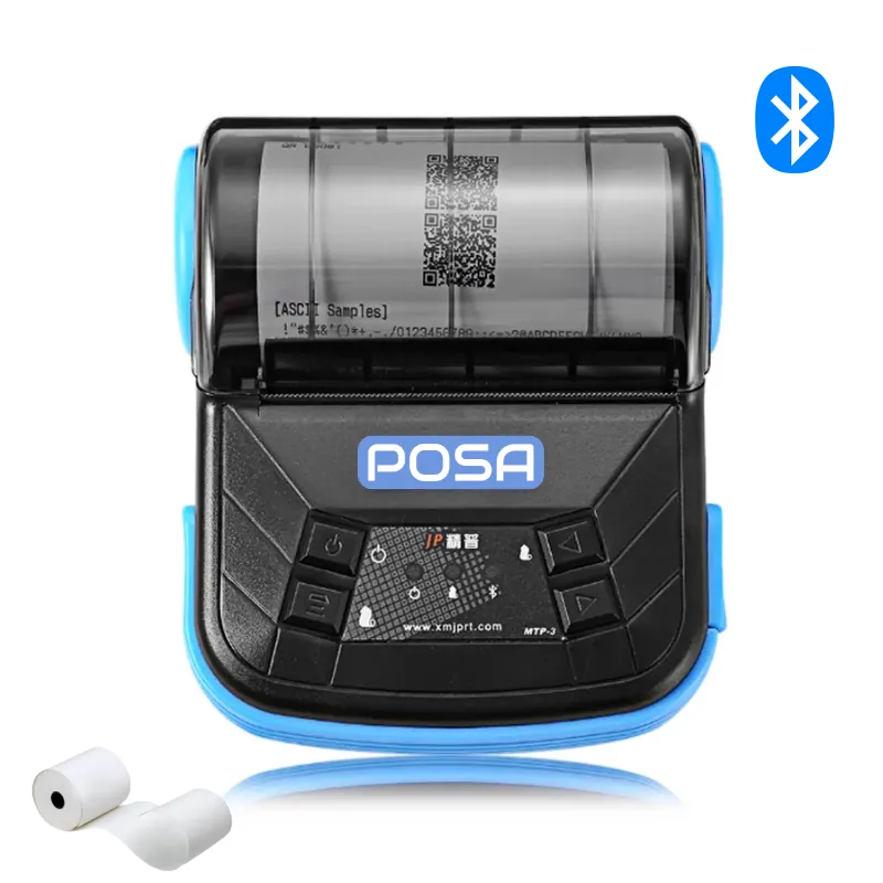 80 mm Bluetooth Taşınabilir Fiş Yazıcı – Şarjlı ve Kılıflı – görsel 1