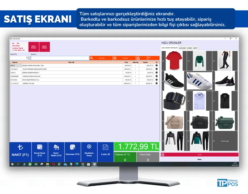 Barkodlu Hızlı Satış Programı – Giriş Seviyesi – görsel 3
