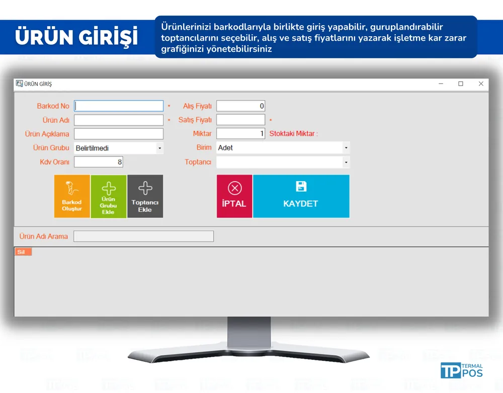 Barkodlu Hızlı Satış Programı – Giriş Seviyesi – görsel 4