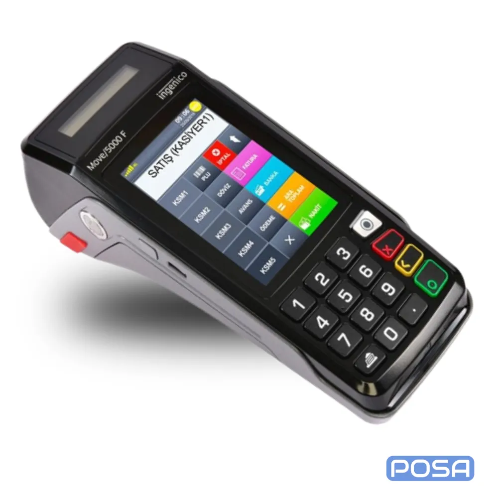 Ingenico Move 5000F Yeni Nesil Yazarkasa POS – 4G, Temassız, Kurulum Dahil – görsel 2
