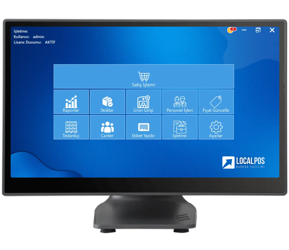 LocalPOS Barkodlu Satış Programı – Ömür Boyu Lisans, Ücretsiz Güncelleme – görsel 3