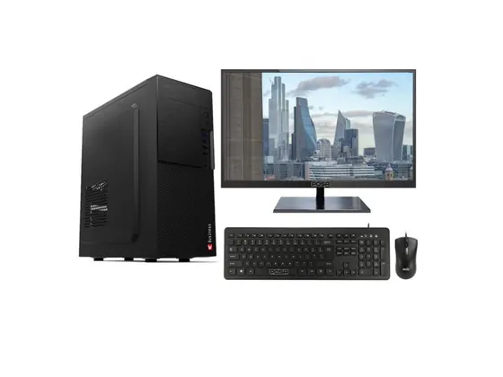 Yenilenmiş Masaüstü Bilgisayar Tam Set – Intel Core i3, 4 GB RAM, 128 GB SSD, 19 inç Monitör