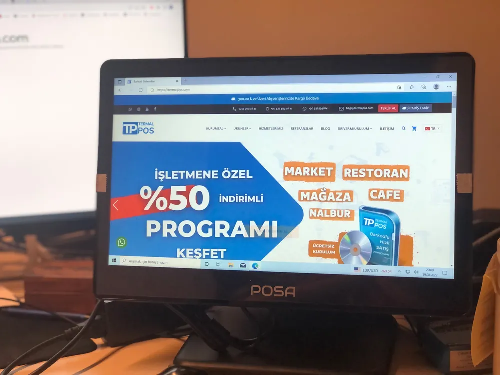 Restoran Otomasyon Sistemi RES2 – Dokunmatik POS ve 2 Adisyon Yazıcısı – görsel 2